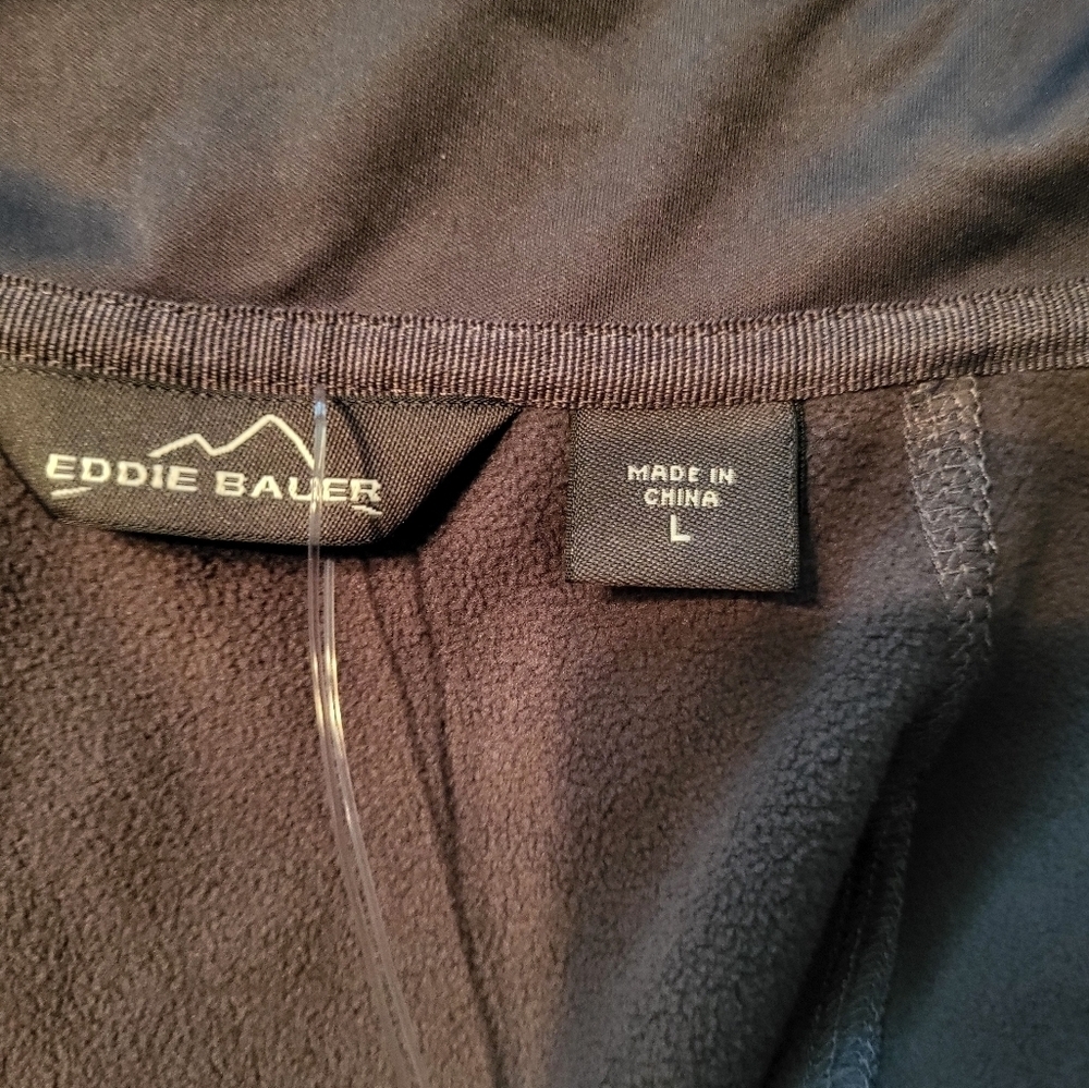 Eddie Bauer Gray Jacket, Medium Weight, Size Large, NWT - Picture 2 of 9